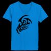 Ladies’  Junior Fine Jersey V-Neck Longer Length T-Shirt Thumbnail