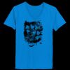 Ladies’  Junior Fine Jersey V-Neck Longer Length T-Shirt Thumbnail