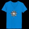 Ladies’  Junior Fine Jersey V-Neck Longer Length T-Shirt Thumbnail