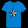 Ladies’  Junior Fine Jersey V-Neck Longer Length T-Shirt Thumbnail