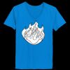 Ladies’  Junior Fine Jersey V-Neck Longer Length T-Shirt Thumbnail