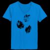Ladies’  Junior Fine Jersey V-Neck Longer Length T-Shirt Thumbnail