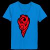 Ladies’  Junior Fine Jersey V-Neck Longer Length T-Shirt Thumbnail