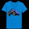 Ladies’  Junior Fine Jersey V-Neck Longer Length T-Shirt Thumbnail