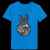 Ladies’  Junior Fine Jersey V-Neck Longer Length T-Shirt Thumbnail