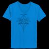 Ladies’  Junior Fine Jersey V-Neck Longer Length T-Shirt Thumbnail