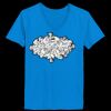 Ladies’  Junior Fine Jersey V-Neck Longer Length T-Shirt Thumbnail