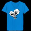 Ladies’  Junior Fine Jersey V-Neck Longer Length T-Shirt Thumbnail