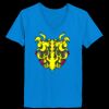 Ladies’  Junior Fine Jersey V-Neck Longer Length T-Shirt Thumbnail
