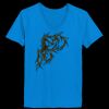 Ladies’  Junior Fine Jersey V-Neck Longer Length T-Shirt Thumbnail