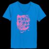 Ladies’  Junior Fine Jersey V-Neck Longer Length T-Shirt Thumbnail