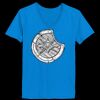 Ladies’  Junior Fine Jersey V-Neck Longer Length T-Shirt Thumbnail