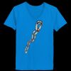 Ladies’  Junior Fine Jersey V-Neck Longer Length T-Shirt Thumbnail
