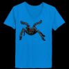 Ladies’  Junior Fine Jersey V-Neck Longer Length T-Shirt Thumbnail