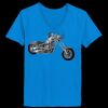 Ladies’  Junior Fine Jersey V-Neck Longer Length T-Shirt Thumbnail