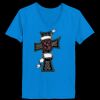 Ladies’  Junior Fine Jersey V-Neck Longer Length T-Shirt Thumbnail
