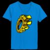 Ladies’  Junior Fine Jersey V-Neck Longer Length T-Shirt Thumbnail