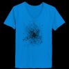Ladies’  Junior Fine Jersey V-Neck Longer Length T-Shirt Thumbnail