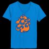 Ladies’  Junior Fine Jersey V-Neck Longer Length T-Shirt Thumbnail