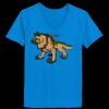 Ladies’  Junior Fine Jersey V-Neck Longer Length T-Shirt Thumbnail