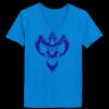 Ladies’  Junior Fine Jersey V-Neck Longer Length T-Shirt Thumbnail