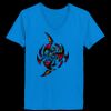 Ladies’  Junior Fine Jersey V-Neck Longer Length T-Shirt Thumbnail