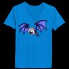 Ladies’  Junior Fine Jersey V-Neck Longer Length T-Shirt Thumbnail