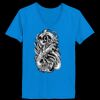 Ladies’  Junior Fine Jersey V-Neck Longer Length T-Shirt Thumbnail
