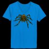 Ladies’  Junior Fine Jersey V-Neck Longer Length T-Shirt Thumbnail