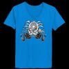 Ladies’  Junior Fine Jersey V-Neck Longer Length T-Shirt Thumbnail