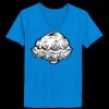 Ladies’  Junior Fine Jersey V-Neck Longer Length T-Shirt Thumbnail