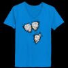 Ladies’  Junior Fine Jersey V-Neck Longer Length T-Shirt Thumbnail