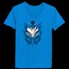Ladies’  Junior Fine Jersey V-Neck Longer Length T-Shirt Thumbnail