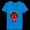 Ladies’  Junior Fine Jersey V-Neck Longer Length T-Shirt Thumbnail