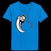 Ladies’  Junior Fine Jersey V-Neck Longer Length T-Shirt Thumbnail
