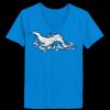Ladies’  Junior Fine Jersey V-Neck Longer Length T-Shirt Thumbnail