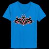 Ladies’  Junior Fine Jersey V-Neck Longer Length T-Shirt Thumbnail