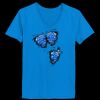 Ladies’  Junior Fine Jersey V-Neck Longer Length T-Shirt Thumbnail