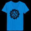 Ladies’  Junior Fine Jersey V-Neck Longer Length T-Shirt Thumbnail