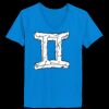Ladies’  Junior Fine Jersey V-Neck Longer Length T-Shirt Thumbnail
