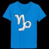 Ladies’  Junior Fine Jersey V-Neck Longer Length T-Shirt Thumbnail