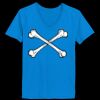 Ladies’  Junior Fine Jersey V-Neck Longer Length T-Shirt Thumbnail