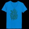 Ladies’  Junior Fine Jersey V-Neck Longer Length T-Shirt Thumbnail