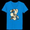 Ladies’  Junior Fine Jersey V-Neck Longer Length T-Shirt Thumbnail