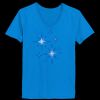 Ladies’  Junior Fine Jersey V-Neck Longer Length T-Shirt Thumbnail