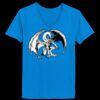 Ladies’  Junior Fine Jersey V-Neck Longer Length T-Shirt Thumbnail