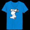 Ladies’  Junior Fine Jersey V-Neck Longer Length T-Shirt Thumbnail
