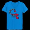 Ladies’  Junior Fine Jersey V-Neck Longer Length T-Shirt Thumbnail