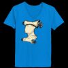 Ladies’  Junior Fine Jersey V-Neck Longer Length T-Shirt Thumbnail