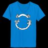 Ladies’  Junior Fine Jersey V-Neck Longer Length T-Shirt Thumbnail